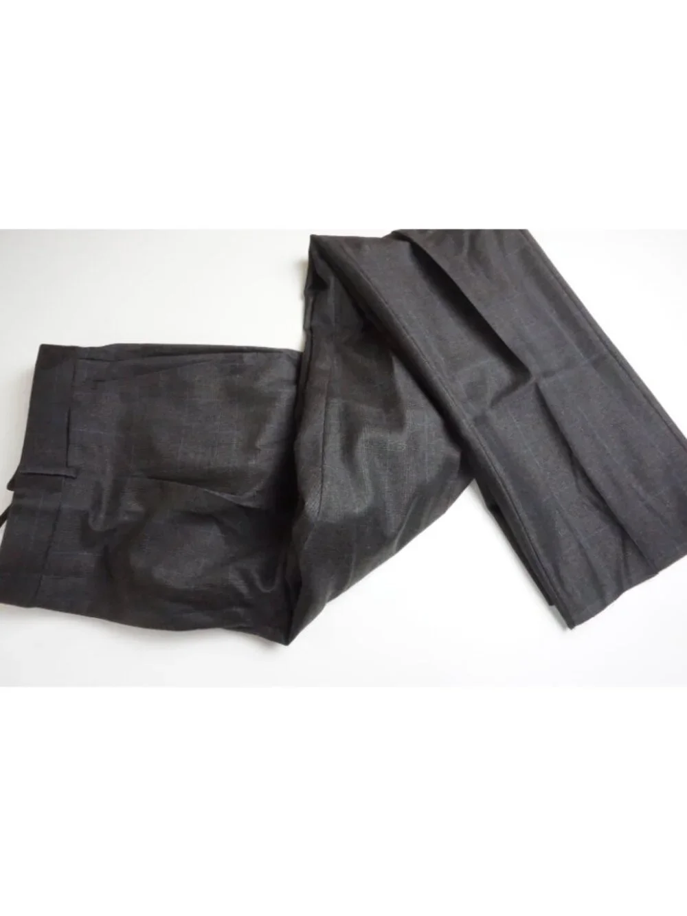 Burberry London Brown Blue Plaid S100s 2 Pc Suit Jacket Pants Sz 48R BRAND NEW